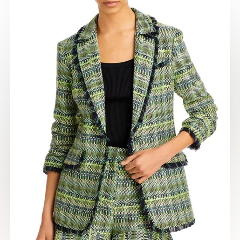 Cinq a Sept Khloe Boxweave Blazer in Oasis Multi - NEW - Size 4